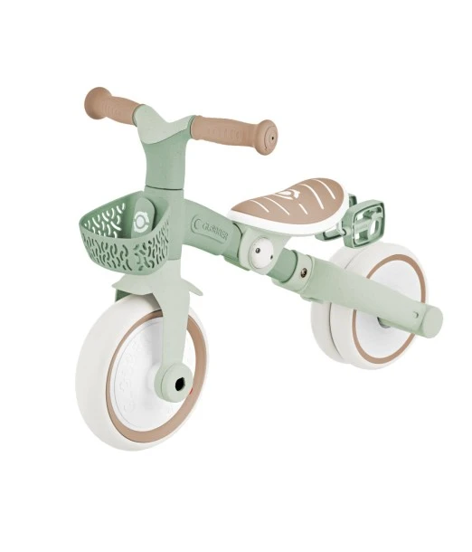 Globber 3-in-1 learning tricycle PLUS ECOLOGICAL - from 12 months to 3 years Sage 2