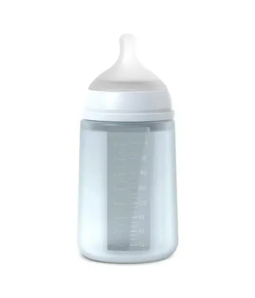 Suavinex Biberon Silicone SXPRO Débit moyen 240ml Colour Essence Bleu 2