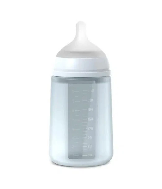 Suavinex SXPRO silicone baby bottle medium flow 240 ml Colour Essence Blue 2