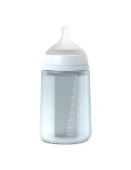 Suavinex SXPRO silicone baby bottle medium flow 240 ml Colour Essence Blue — photo 2
