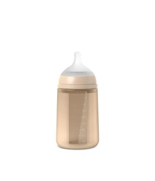 Suavinex baby bottle silicone SXPRO medium flow 240 ml Colour Essence Beige 2