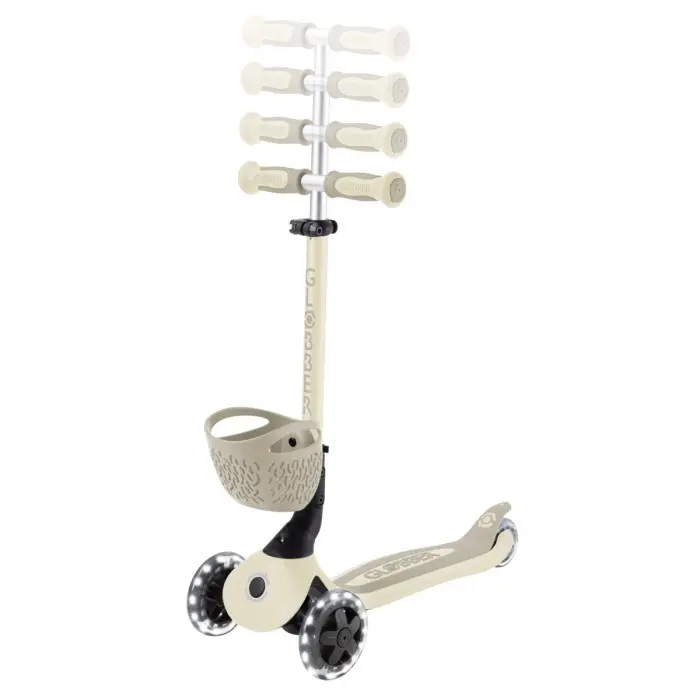 Globber Trottinette évolutive GO UP BABY LIGHTS avec Panier