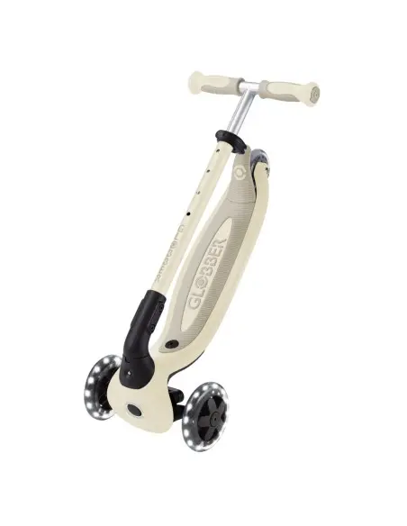 Globber GO UP BABY LIGHTS adjustable scooter with 360° basket, from 15 months to 6 years - taupe — photo 7