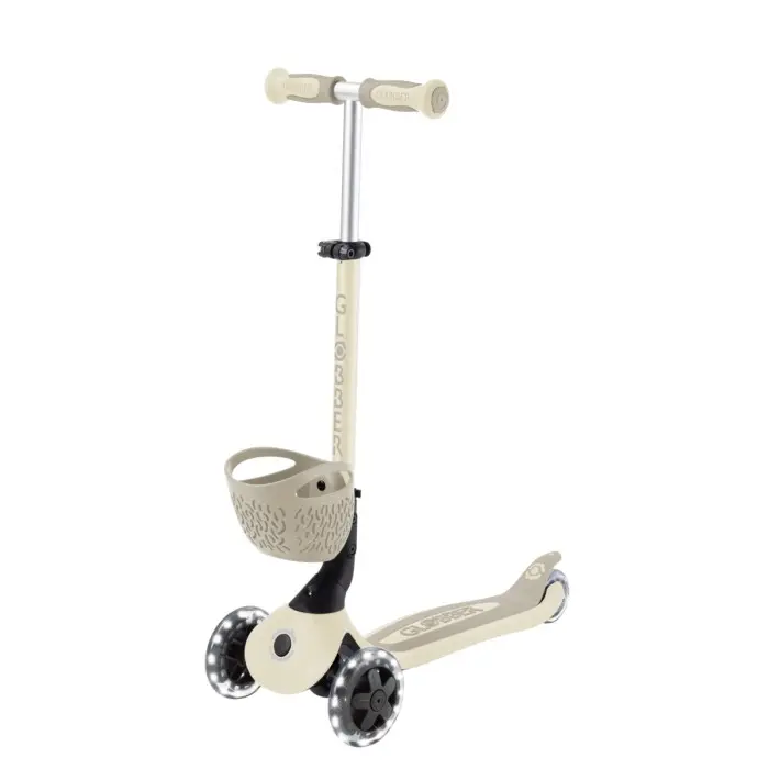 Globber Trottinette évolutive GO UP BABY LIGHTS avec Panier
