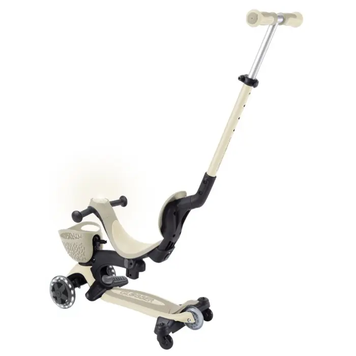 Globber Trottinette évolutive GO UP BABY LIGHTS avec Panier