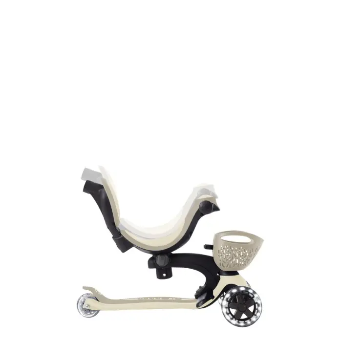 Globber Trottinette évolutive GO UP BABY LIGHTS avec Panier