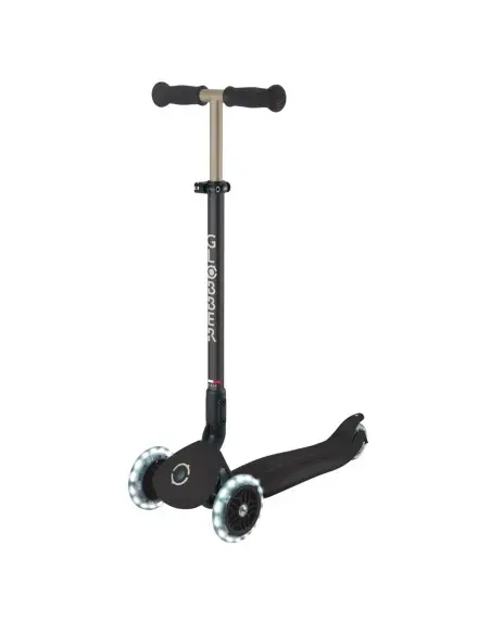Globber GO-UP DELUXE LED 360° adjustable scooter from 15 months to 6 years - black — photo 2