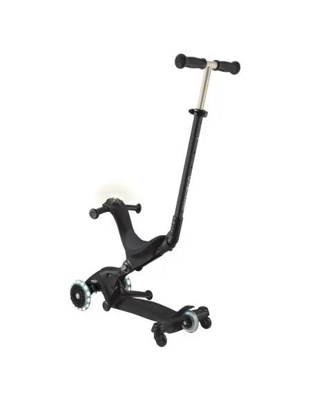 Globber GO-UP DELUXE LED 360° adjustable scooter from 15 months to 6 years - black — photo 8