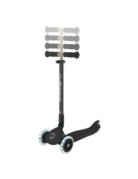 Globber GO-UP DELUXE LED 360° adjustable scooter from 15 months to 6 years - black — photo 11