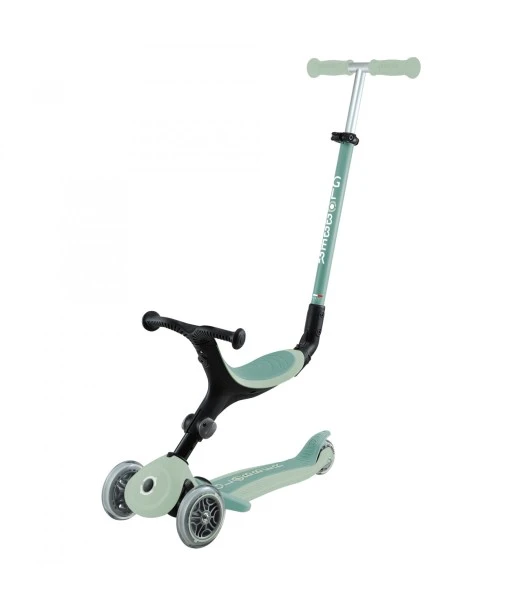 Globber GO UP ACTIV' ECO adjustable scooter from 15 months to 9 years - Pistachio