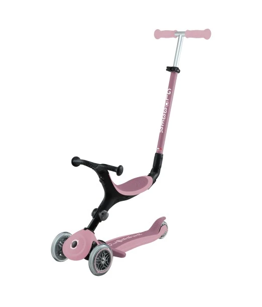 Globber GO UP ACTIV' ECO adjustable scooter from 15 months to 9 years - berry pink