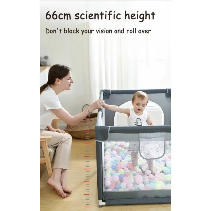 Parc bébé XXL 180x150cm avec 50 balles Tapis d'éveil - Maroc