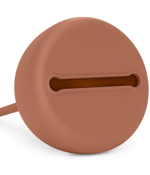 Suavinex silicone pacifier case - brick red 2