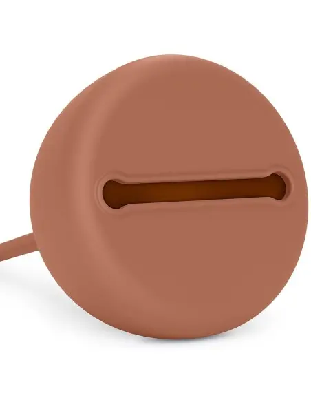 Suavinex silicone pacifier case - brick red — photo 2