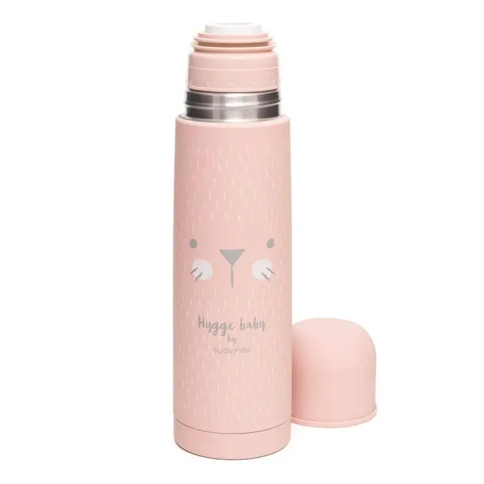 Suavinex Thermos pour liquide chaud et froid 500ml - Rose