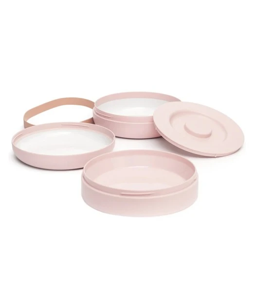 Suavinex bento set of two feeding plates 4 months+ pink 2