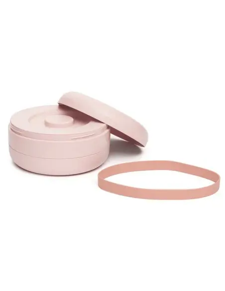 Suavinex bento set of two feeding plates 4 months+ pink — photo 3