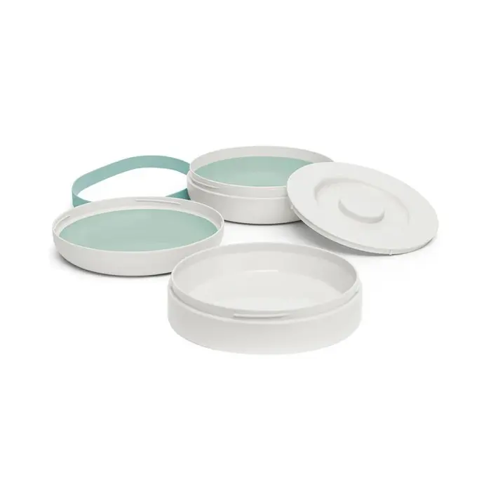 Suavinex Bento Set de Deux Assiettes Alimentaires 4mois+ Vert
