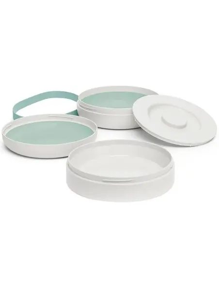 Suavinex Bento set of two feeding plates from 4 months Green — photo 4