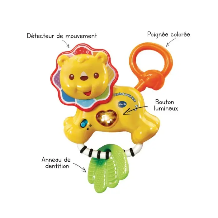 Vtech Hochet P'tit Lion 3-36mois Hochet - Vtech Maroc