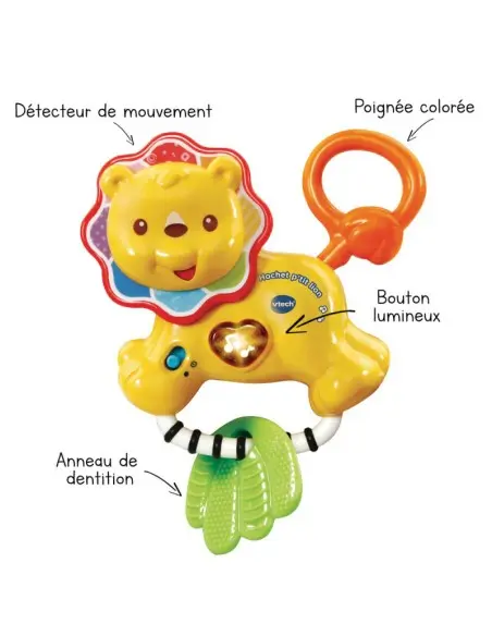 Vtech Hochet P'tit Lion 3-36mois Hochet - Vtech Maroc