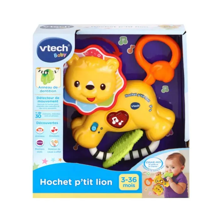 Vtech Hochet P'tit Lion 3-36mois Hochet - Vtech Maroc