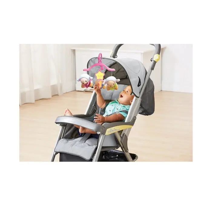 VTECH Lumi Mobile Compte-Moutons Rose 0-3 mois Veilleuse