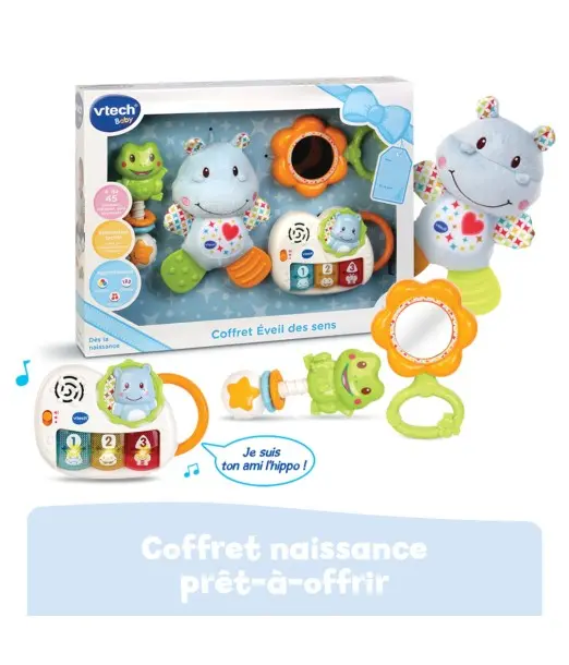 Vtech Coffret naissance Bleu - Eveil des Sens 0m+ Jouet - 2