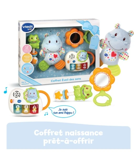 Vtech newborn gift set Blue - Sensory Discovery from 0 months