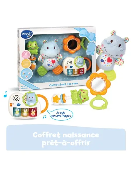 Vtech Coffret naissance Bleu - Eveil des Sens 0m+ Jouet -