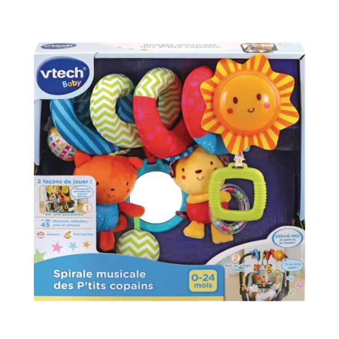 Vtech Spirale Musicale des P’tits copains 0-24mois Hochet -