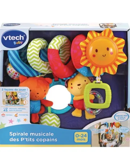 Vtech Spirale Musicale des P’tits copains 0-24mois Hochet -