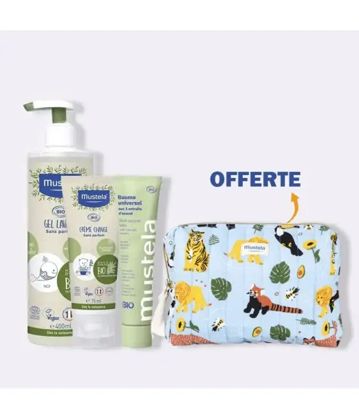Mustela Pack soin Bio + Trousse Offerte