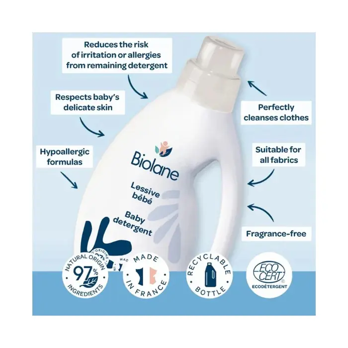 Biolane Détergent Lessive bébé 750ml Détergent Lessive Bébé -
