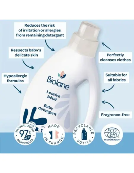 Biolane Détergent Lessive bébé 750ml Détergent Lessive Bébé -