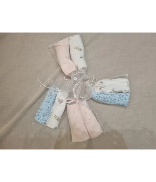 Serviettes à Rot - Bavoir d'épaule Double face Pack de 2 Langes