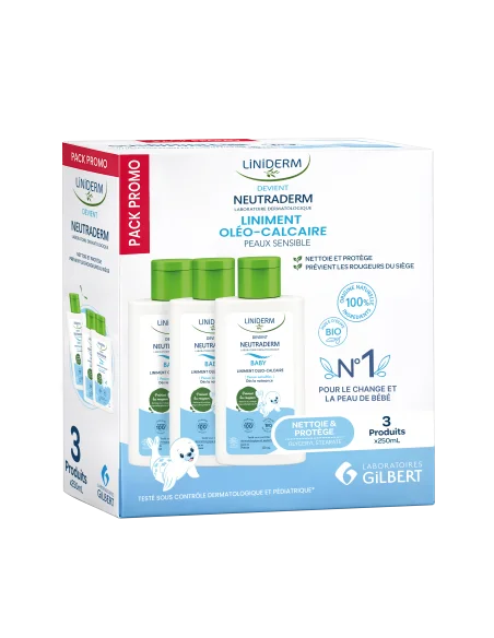 Gilbert Neutraderm Liniderm Pack de 3x Liniment 250ml Liniment 