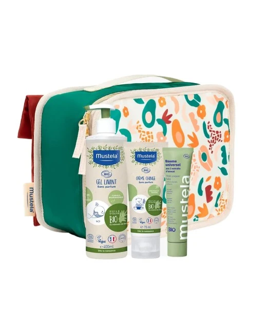 Mustela organic care pack + free pouch