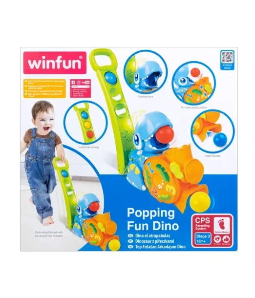 Winfun Dinosaure à Pousser 12m+ 2
