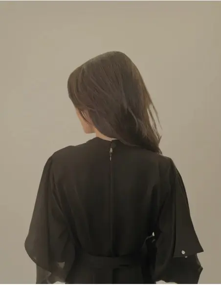 Layali women's dress - Black — photo 5