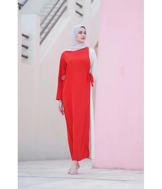 E-Harmony dress - light red