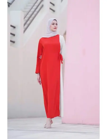 E-Harmony dress - light red