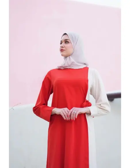 Robe E-Harmony - Rouge clair Mode - Maroc