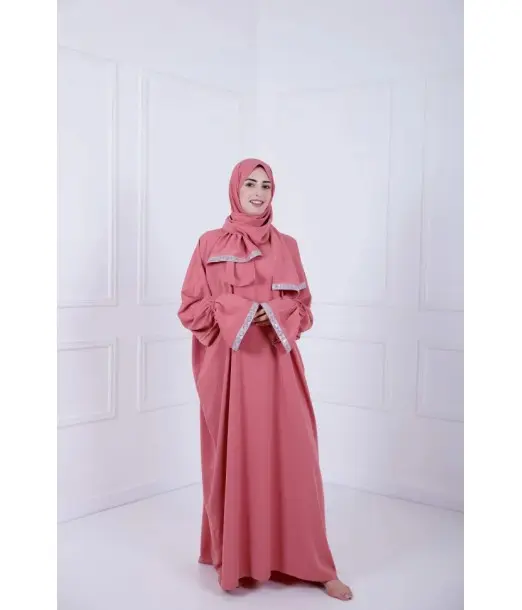 Robe de Prière Jawhara Taille standard - Corail Mode - Maroc