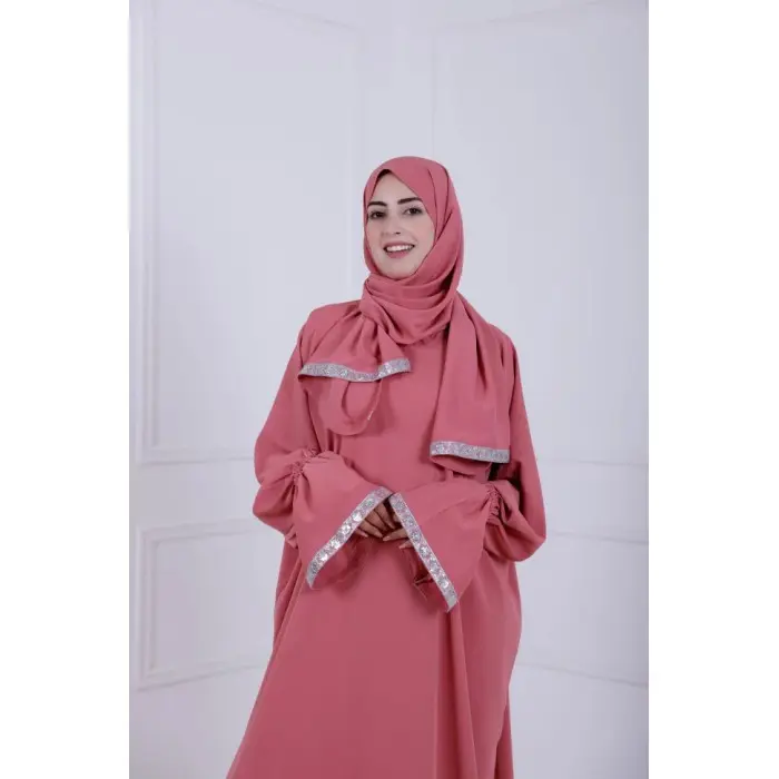 Robe de Prière Jawhara Taille standard - Corail Mode - Maroc