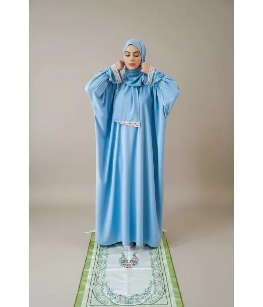 Robe de Prière Jawhara Taille standard - Bleu ciel Mode - 