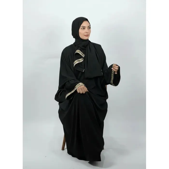 Robe de Prière Jawhara Taille standard - Noir Mode - Maroc