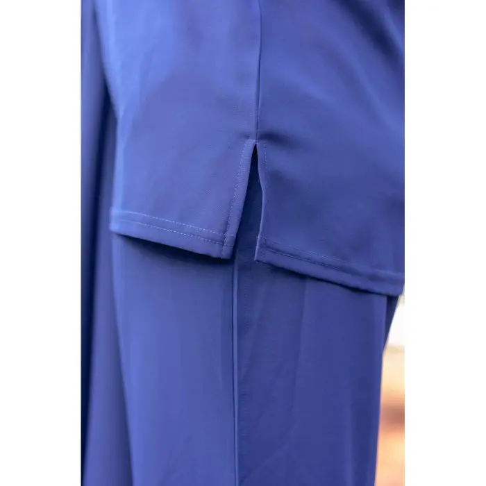 Ensemble abaya élégant et pudique - Bleu Accueil - Maroc