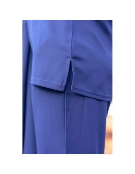 Ensemble abaya élégant et pudique - Bleu Accueil - Maroc