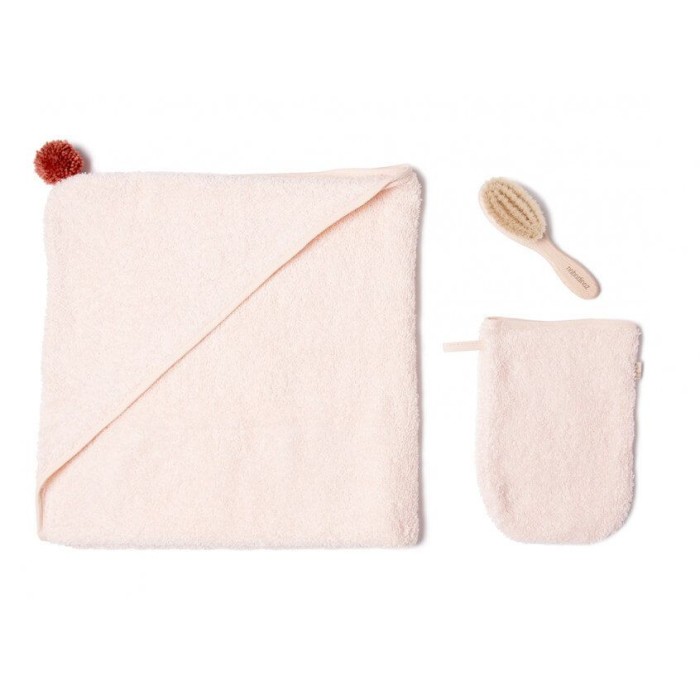 Set De Bain Bebe So Cute Pink Nobodinoz Sortie De Bain Puericulture Maroc